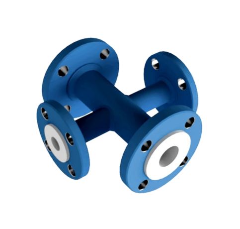 MS Lined Pipe Fittings Equal Cross in united state
