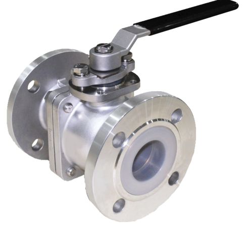 MS PTFE Lined Ball Valve in united state